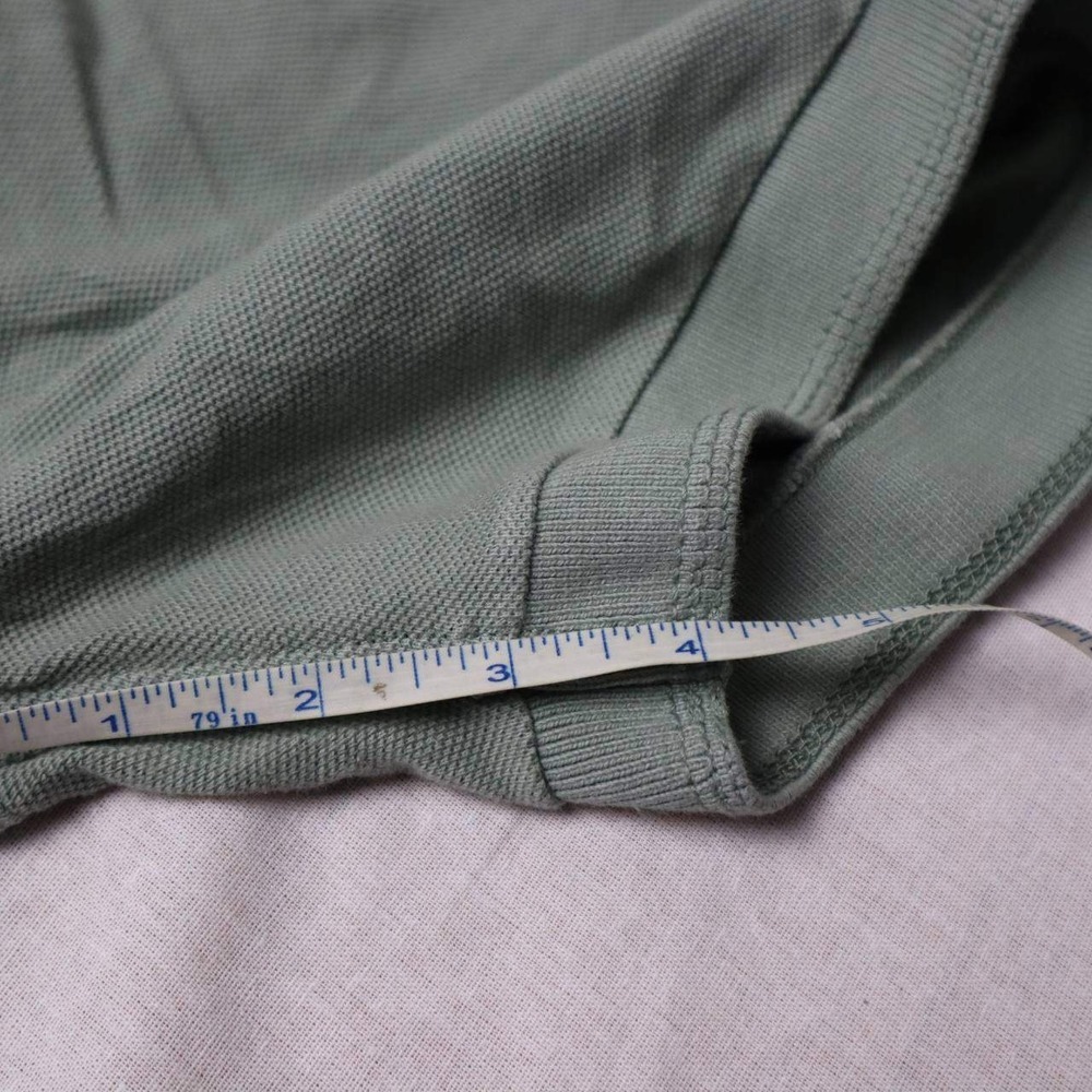 Lacoste Mens Pique Polo Shirt Sage Green Pocket Short Sleeve Size 6 XL - Picture 5 of 6